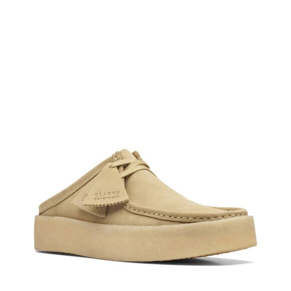 Clarks Mens Wallabee Cup LO Beige Shoes (NWT)